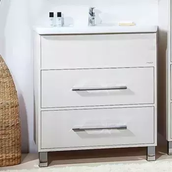 Тумба с раковиной Бриклаер Чили 70 светлая лиственница С