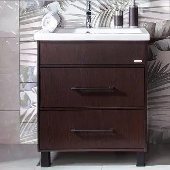 Тумба с раковиной Бриклаер Чили 70 венге С