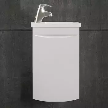 Тумба с раковиной Бриклаер Вега 40 белая