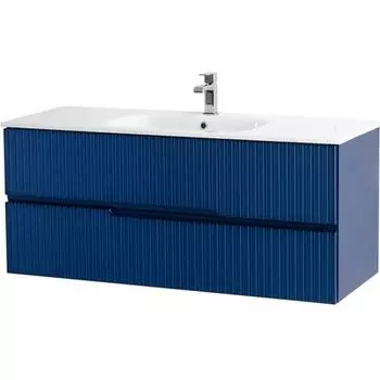 Тумба с раковиной Cezares Duet 120х50 синяя