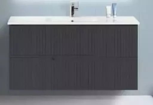 Тумба с раковиной Cezares Duet 77х45 черная