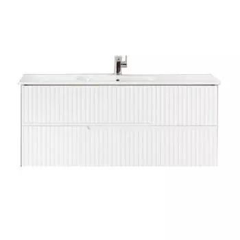 Тумба с раковиной Cezares Duet 77х50 подвесная белая