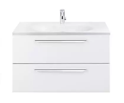 Тумба с раковиной Cezares Eco 75х50 белая