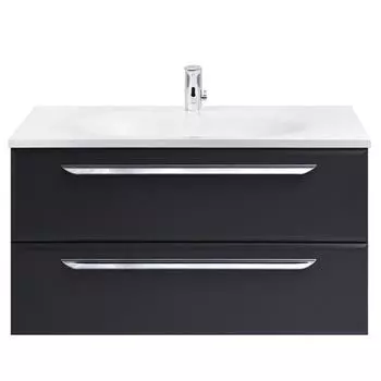 Тумба с раковиной Cezares Eco-Cer 117х50 черная