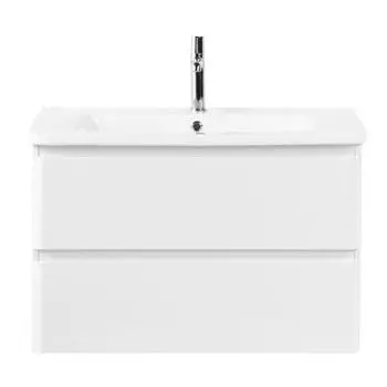 Тумба с раковиной Cezares Eco-Cer 77х50 белая