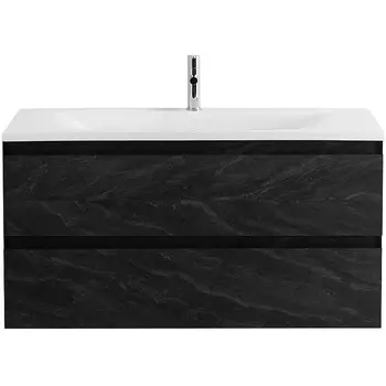 Тумба с раковиной Cezares Molveno 100х50 черная