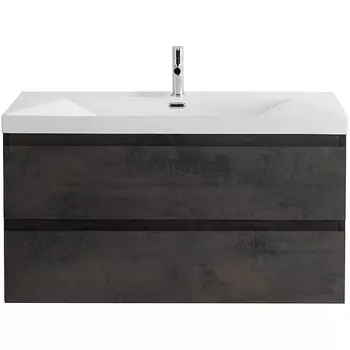 Тумба с раковиной Cezares Molveno 100х50 темное дерево