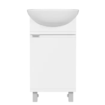 Тумба с раковиной DIWO Дмитров 47 напольная, белая