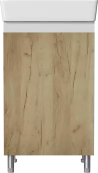 Тумба с раковиной DIWO Кострома 50 напольная, дуб крафт