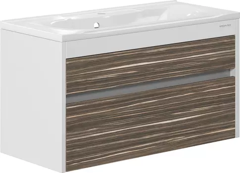 Тумба с раковиной Edelform Belle 100 макассар