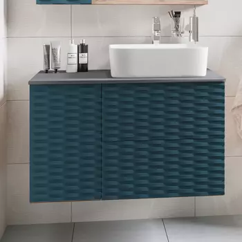 Тумба с раковиной Grossman Альба 80 веллингтон, бриз