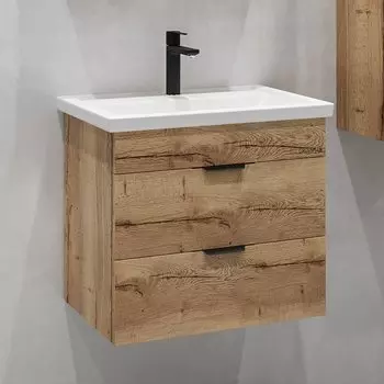 Тумба с раковиной Grossman Форта 60 дуб галифакс