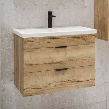 Тумба с раковиной Grossman Форта 70 дуб галифакс