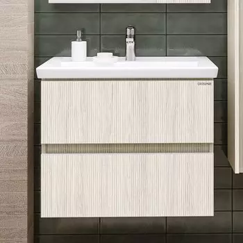 Тумба с раковиной Grossman Юнит 70 подвесная, кадена лайт