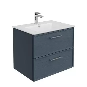 Тумба с раковиной Kerama Marazzi Piano 65 ясень синий матовый