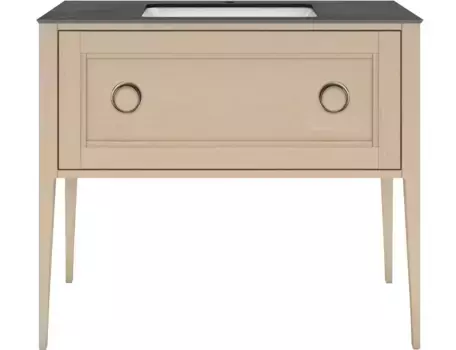 Тумба с раковиной Kerama Marazzi Plaza Classic Neo 100 капучино матовый