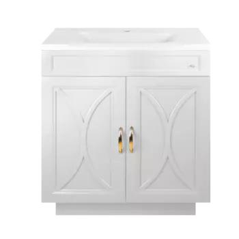 Тумба с раковиной Misty Амбра 70 белый