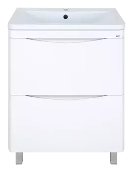Тумба с раковиной Misty Атлантик 80 белый