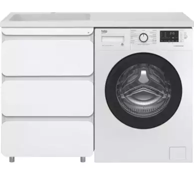 Тумба с раковиной Misty Чегет 55 белая матовая