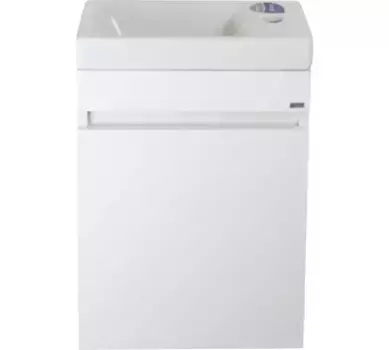 Тумба с раковиной Misty Эко Мини 40 белая матовая