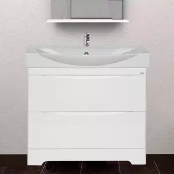 Тумба с раковиной Misty Элвис 85 белая