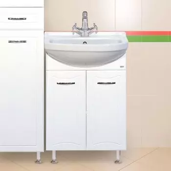 Тумба с раковиной Misty Классик 55 прямая