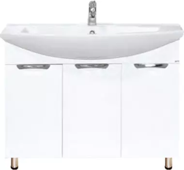 Тумба с раковиной Misty Лаванда 105 прямая