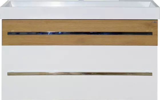 Тумба с раковиной Misty Леон 100 подвесная, дуб