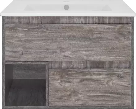 Тумба с раковиной Misty Темза 75 сосна пасадена