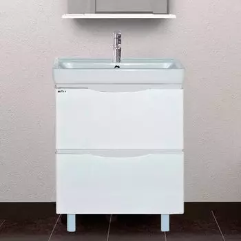 Тумба с раковиной Misty Венера 60 белая