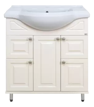 Тумба с раковиной Misty Жардин 85 светло-бежевая