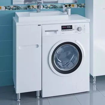 Тумба с раковиной напольная Санта Лондон 29 белый