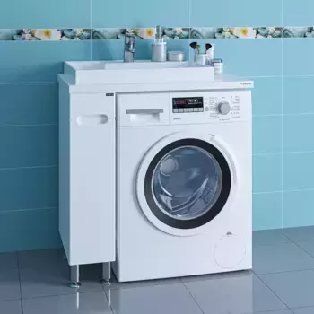 Тумба с раковиной напольная Санта Лондон 19 белый