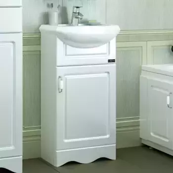 Тумба с раковиной напольная Санта Верона 45 белый