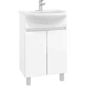 Тумба с раковиной Onika Милтон 59 белая