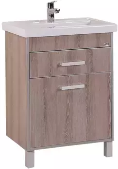 Тумба с раковиной Onika Натали 60 светлое дерево