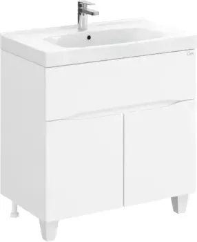 Тумба с раковиной Onika Стрим 80 белый (108055)