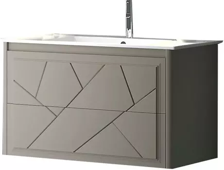 Тумба с раковиной Opadiris Луиджи 90 серая