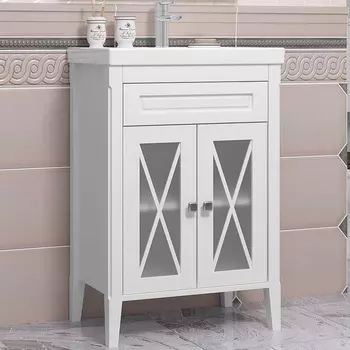 Тумба с раковиной Opadiris Палермо 60 белый матовый