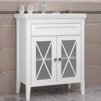 Тумба с раковиной Opadiris Палермо 70 белый матовый