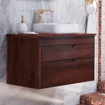 Тумба с раковиной Opadiris Престиж 90 орех антикварный