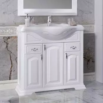 Тумба с раковиной Opadiris Риспекто 80 белый