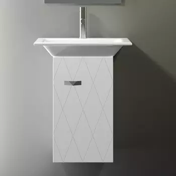 Тумба с раковиной Opadiris Торус 50 белая, R