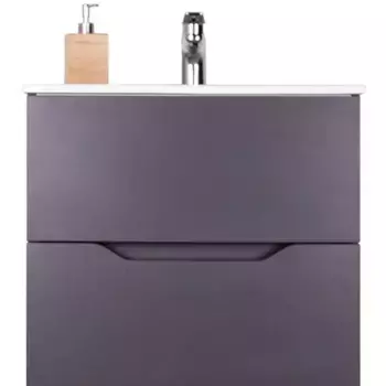 Тумба с раковиной Orange Line 60 серая матовая