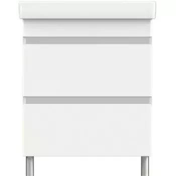 Тумба с раковиной Orange Topline-Lyon 70 белая глянцевая