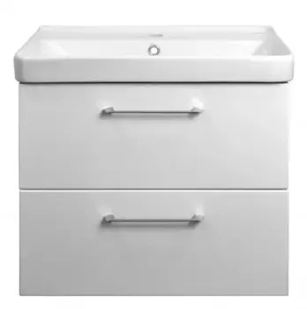 Тумба с раковиной подвесная Azario Ника 60 белый (CS00080143)