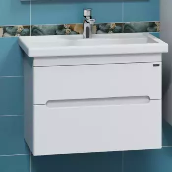 Тумба с раковиной подвесная Санта Лондон 70 белый