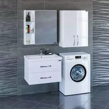 Тумба с раковиной подвесная Санта Виктория 70 белый