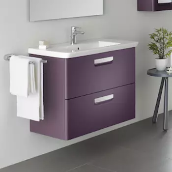 Тумба с раковиной Roca Gap 70 фиолетовая