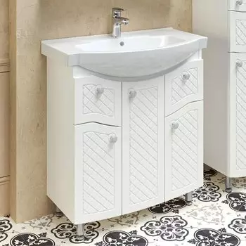 Тумба с раковиной Runo Милано 75